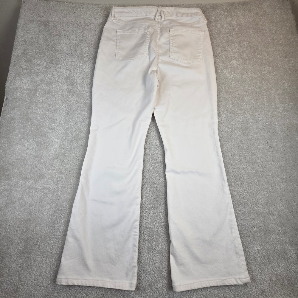 Good American Good Classic Boot Jeans Cloud White High Rise Size 14/32 GCLB046T - Picture 2 of 9